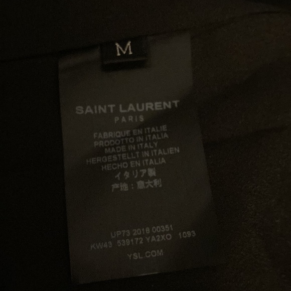 Saint Laurent Front Pleated Chiffon Dress NWT - Picture 5 of 9